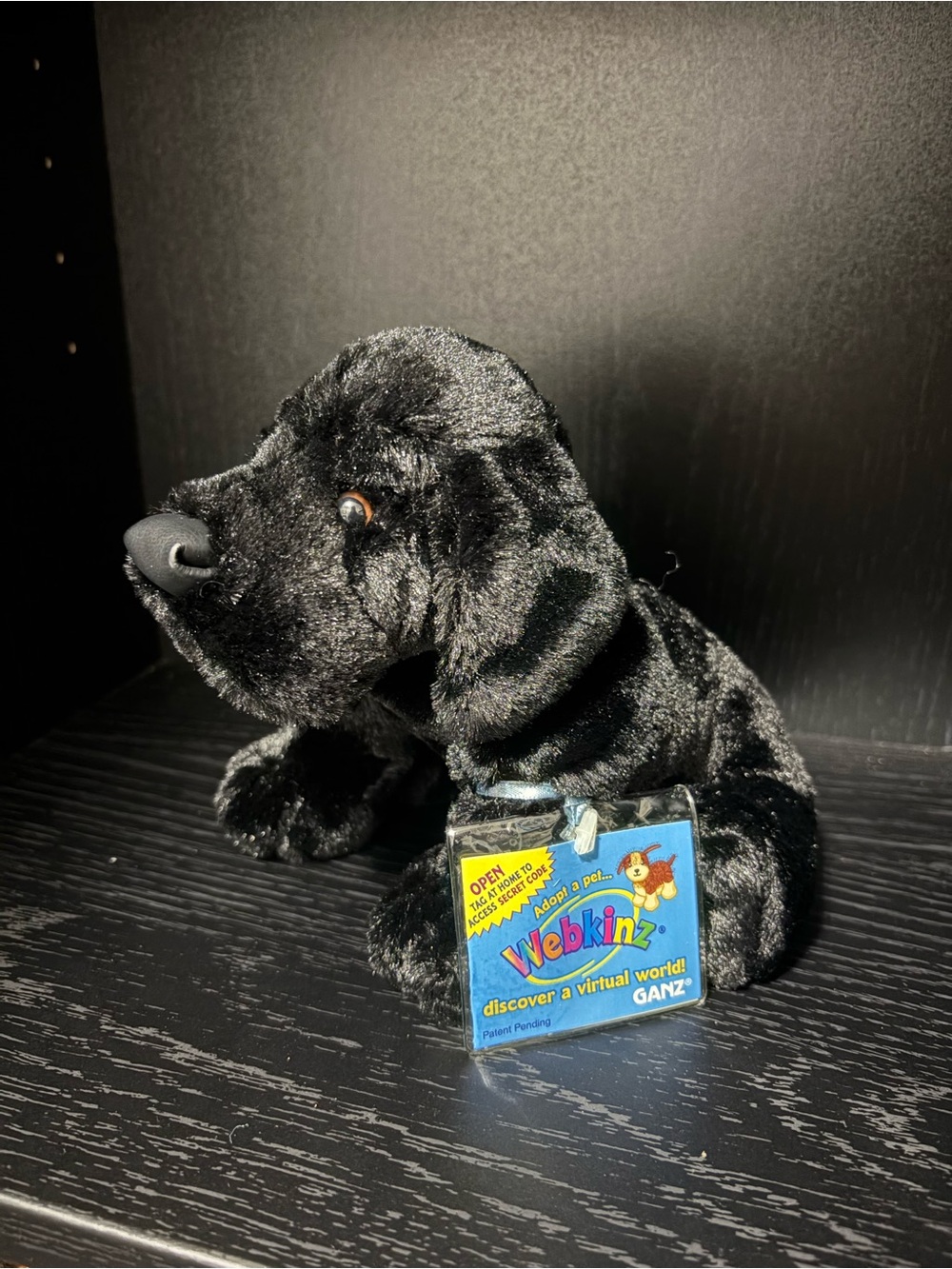 NWT GANZ Webkinz Black Lab HM136 *Sealed Code*